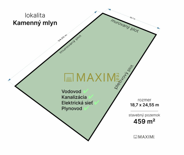 Na predaj stavebný pozemok, Kamenný mlyn, Trnava 11