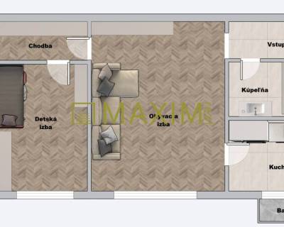 Ponúkame na predaj 3- izbový byt v Ružinove 15
