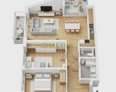 Zariadený 3- izbový byt na ulici Pri Vápenickom potoku 43