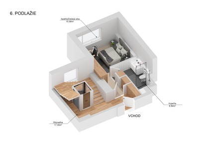 TOP Mezonet (holobyt) s terasou na ulici Páričkova v Bratislave – Nivy 15