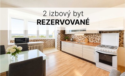 REZERVOVANÉ 2-izbový byt, 50,02 m², Čiližská, BA, Vrakuňa 39